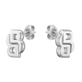 BOSS Double B Stainless Steel Stud Earrings
