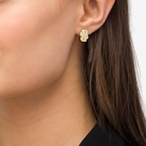 BOSS Ladies BOSS Double B Light Yellow Gold Coloured Stud Earrings