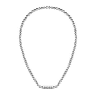 Boss Gents BOSS Stainless Steel Sphere Beaded Necklace