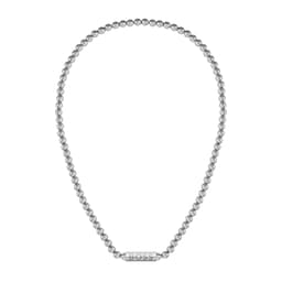 37990533 - Gents BOSS Stainless Steel Sphere Beaded Necklace
