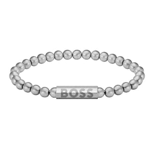 Boss Gents BOSS Stainless Steel Sphere Beaded Bracelet