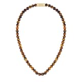 Hugo Boss Gents BOSS Tiger Eye Beaded Necklace