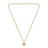 Boss Gents BOSS Yellow Gold Coloured North Star Compass Necklace