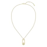 Hugo Boss Ladies BOSS Double B Yellow Gold Coloured Necklace