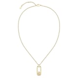 Hugo Boss Ladies BOSS Double B Yellow Gold Coloured Necklace