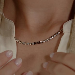 Boss Ladies BOSS Kassy Multi Coloured Crystal Necklace