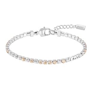 Boss Ladies BOSS Kassy Multi Coloured Crystal Tennis Bracelet