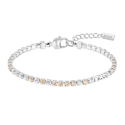 37990553 - Ladies BOSS Kassy Multi Coloured Crystal Tennis Bracelet