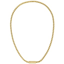 37990558 - Gents BOSS Doran Yellow Gold Coloured Chain Link Necklace