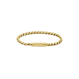 37990559 - Gents BOSS Doran Yellow Gold Coloured Chain Link Bracelet