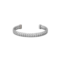 37990560 - Gents BOSS Tailored Stainless Steel Herringbone Cuff Bangle