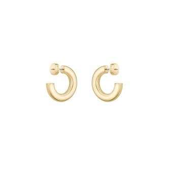 BOSS Ladies BOSS Live Yellow Gold Coloured Hoop Earrings