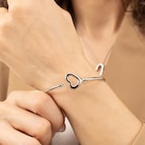 Boss Ladies BOSS Honey Boundless Stainless Steel Heart Bracelet