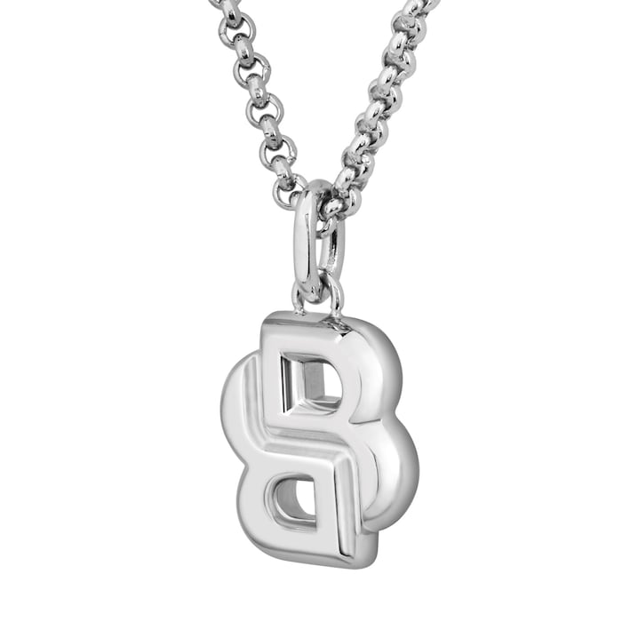 Boss Ladies BOSS Double B Stainless Steel Logo Pendant