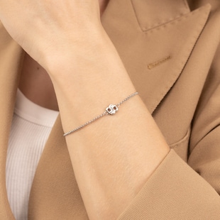 BOSS Ladies BOSS Double B Stainless Steel Logo Bracelet