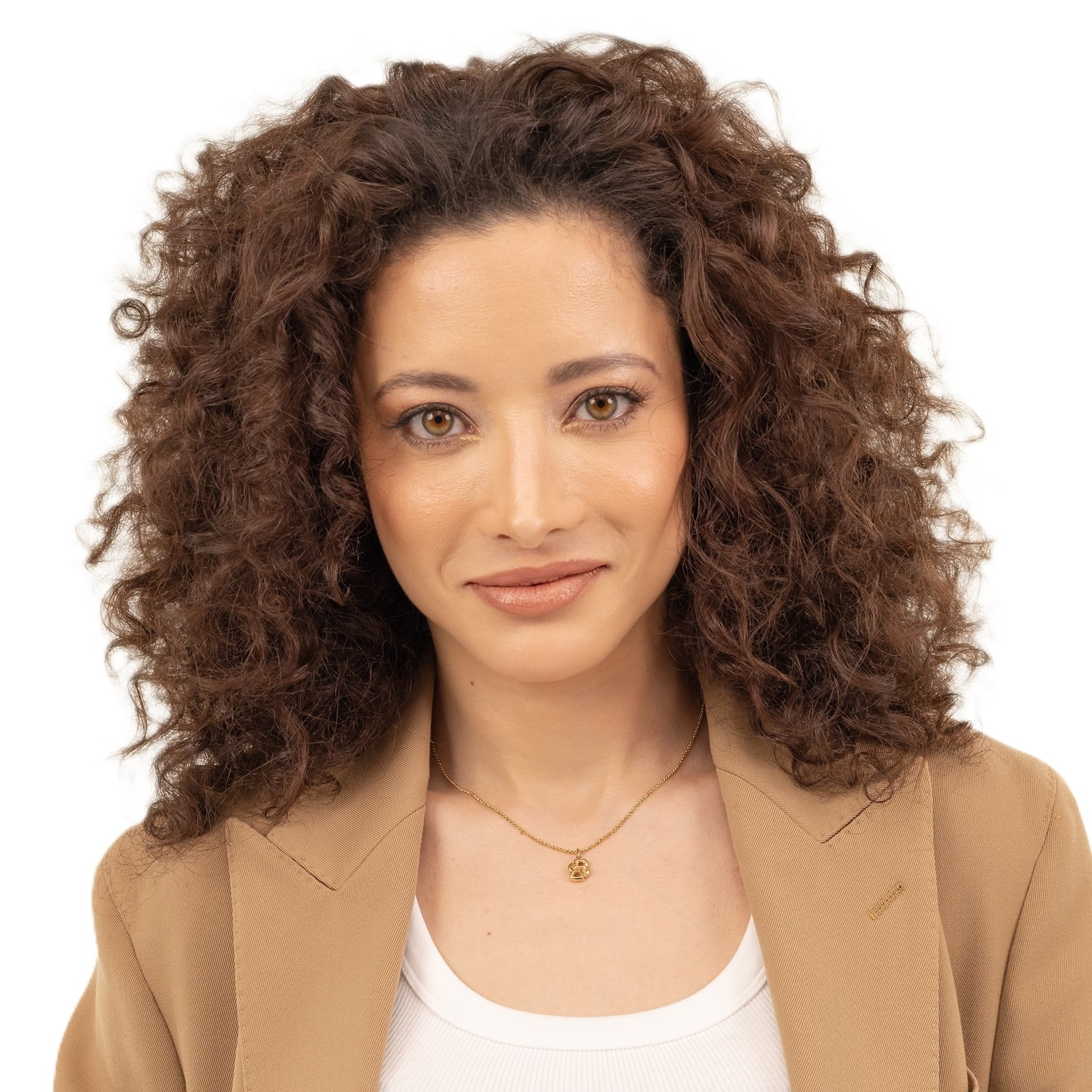 BOSS Ladies BOSS Double B Yellow Gold Coloured Pendant BOSS Ladies BOSS Double B Yellow Gold Coloured Pendant