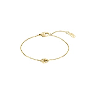 BOSS Ladies BOSS Double B Yellow Gold Coloured Bracelet