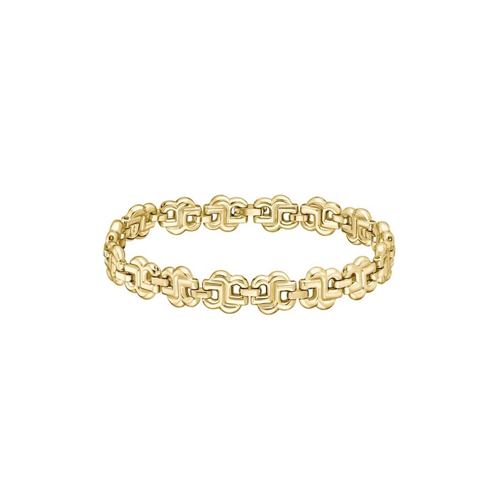 Boss Ladies BOSS Double B Yellow Gold Coloured Bracelet