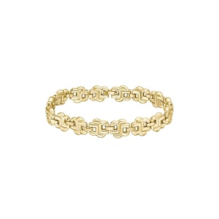 BOSS Ladies BOSS Double B Yellow Gold Coloured Bracelet