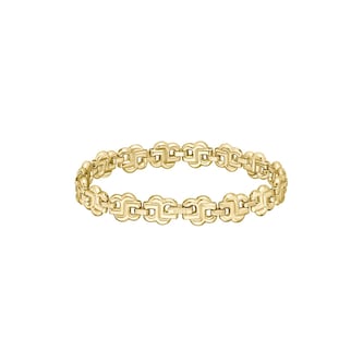BOSS Ladies BOSS Double B Yellow Gold Coloured Bracelet