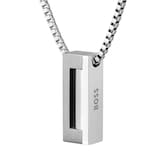 Boss Gents BOSS Candor Stainless Steel Bar Pendant Necklace