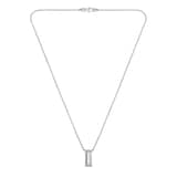 Boss Gents BOSS Candor Stainless Steel Bar Pendant Necklace