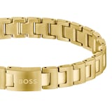 Boss Gents BOSS Candor Yellow Gold Coloured Bracelet