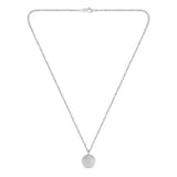 Boss Gents BOSS Double B Stainless Steel Medallion Pendant Necklace