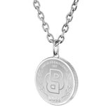Boss Gents BOSS Double B Stainless Steel Medallion Pendant Necklace
