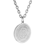 Boss Gents BOSS Double B Stainless Steel Medallion Pendant Necklace