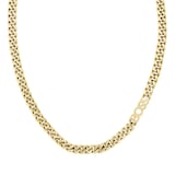 Boss Gents BOSS Kassy Yellow Gold Coloured Logo Chain Necklace
