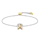 Boss Ladies BOSS Harmonie Tri Coloured Knot Bracelet