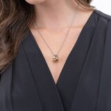 Boss Ladies BOSS Harmonie Tri Coloured Knot Pendant Necklace