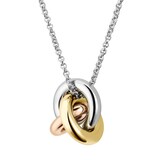 Boss Ladies BOSS Harmonie Tri Coloured Knot Pendant Necklace