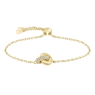 Boss Ladies BOSS Live Precious Yellow Gold Coloured Cubic Zirconia Bracelet Boss Ladies BOSS Live Precious Yellow Gold Coloured Cubic Zirconia Bracelet