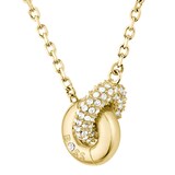 Boss Ladies BOSS Live Precious Yellow Gold Coloured Cubic Zirconia Pendant Necklace
