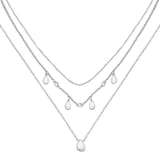 Boss Ladies BOSS Selena Stainless Steel Droplet Charm Necklace