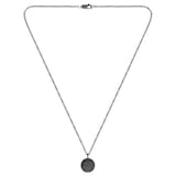 Boss Gents BOSS Double B Black Plated Medallion Necklace