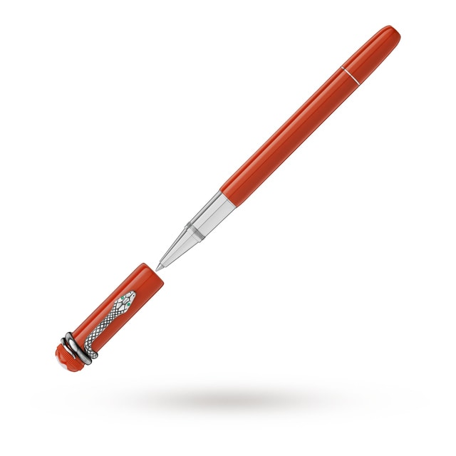 Montblanc Rouge et Noir Coral Ballpoint Pen