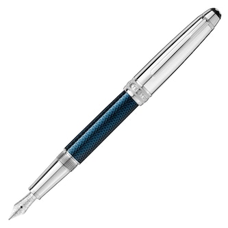 Montblanc Meisterstück Solitaire Doué Blue Hour Classique Fountain Pen
