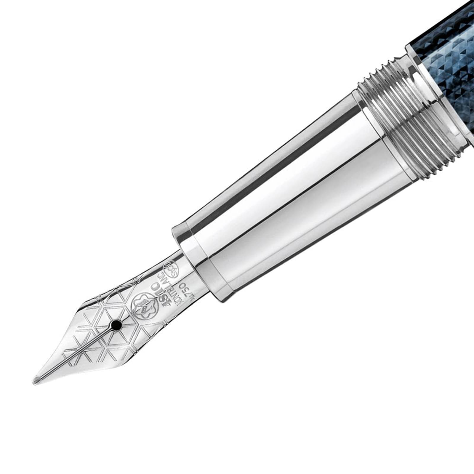 Montblanc Meisterstück Solitaire Doué Blue Hour Classique Fountain Pen