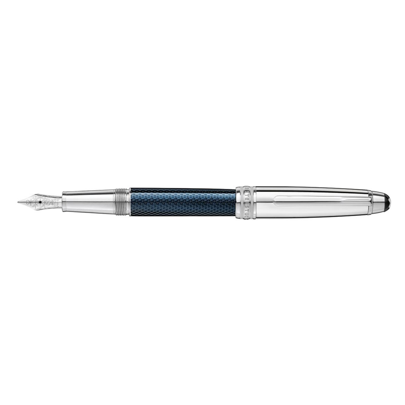 Montblanc Meisterstück Solitaire Doué Blue Hour Classique Fountain Pen