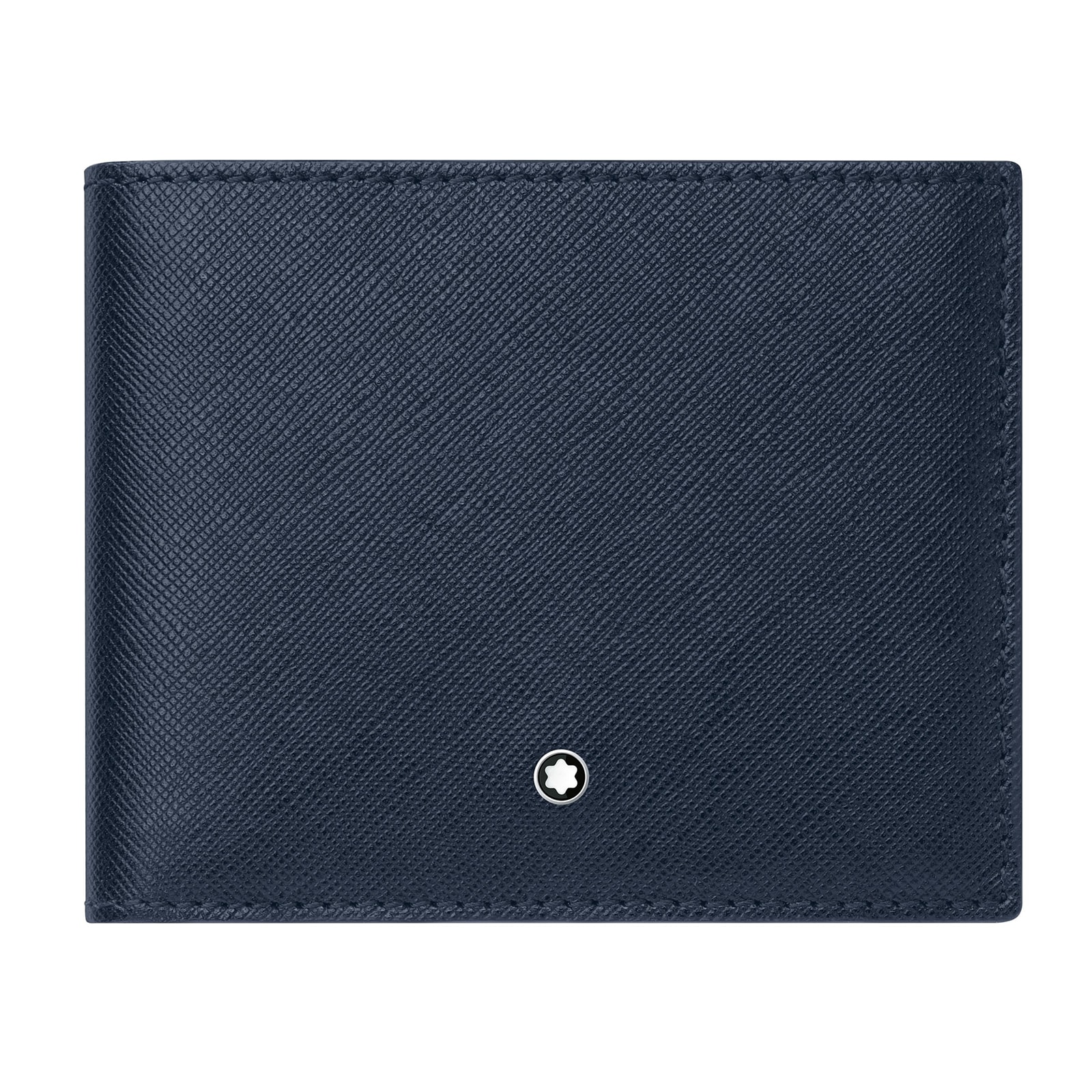 Montblanc Sartorial Wallet Blue 6cc 128585 | Goldsmiths