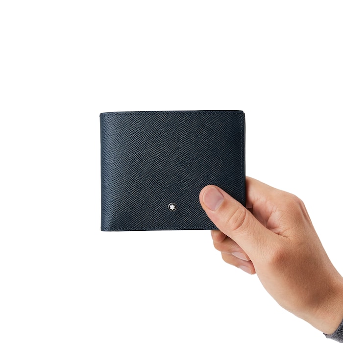 Montblanc Sartorial Wallet Blue 6cc