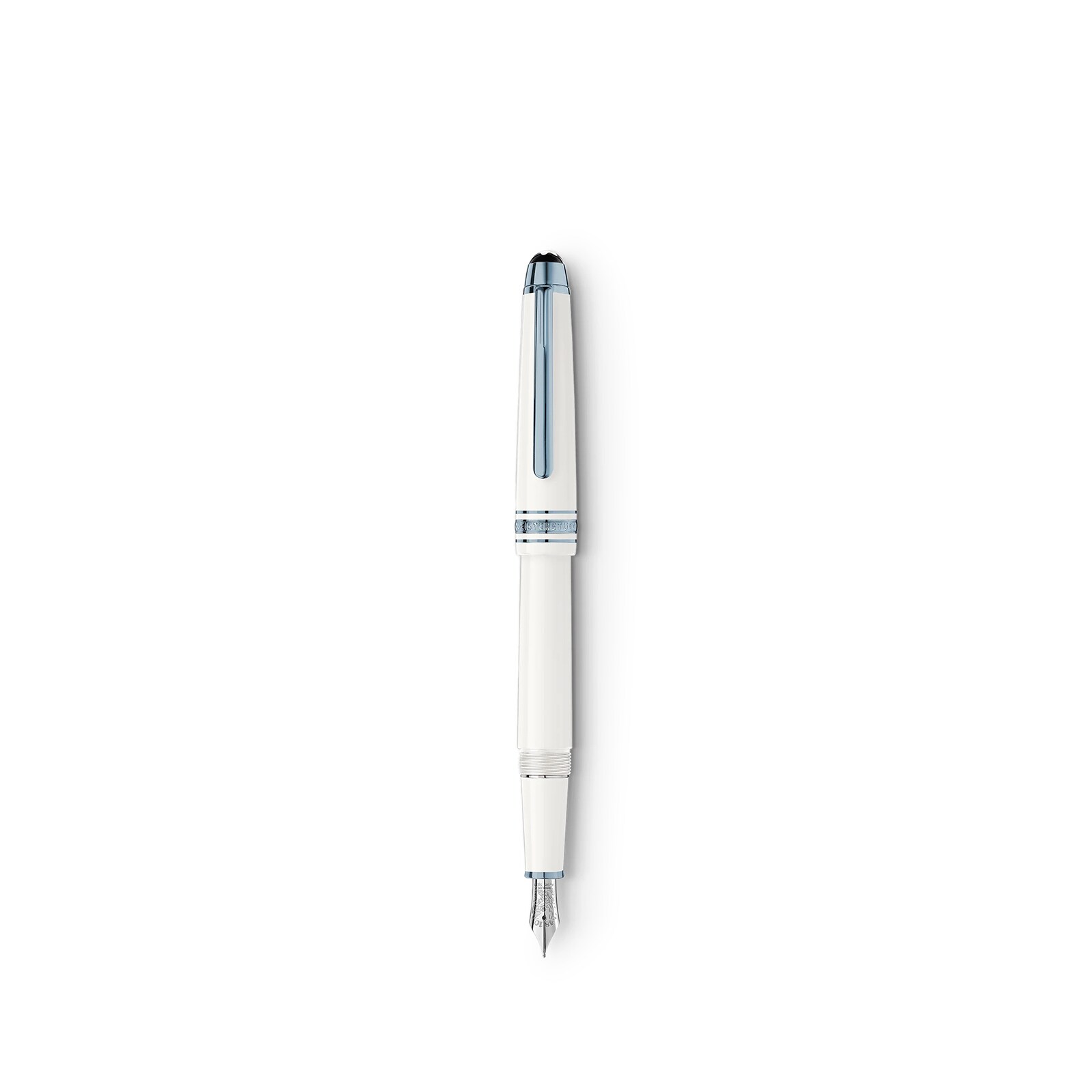 Montblanc Meisterstück Glacier Classique Fountain Pen White Montblanc Meisterstück Glacier Classique Fountain Pen White