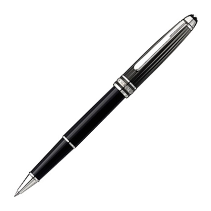 Montblanc Solitaire Meisterstück Doue Black and White Rollerball Pen