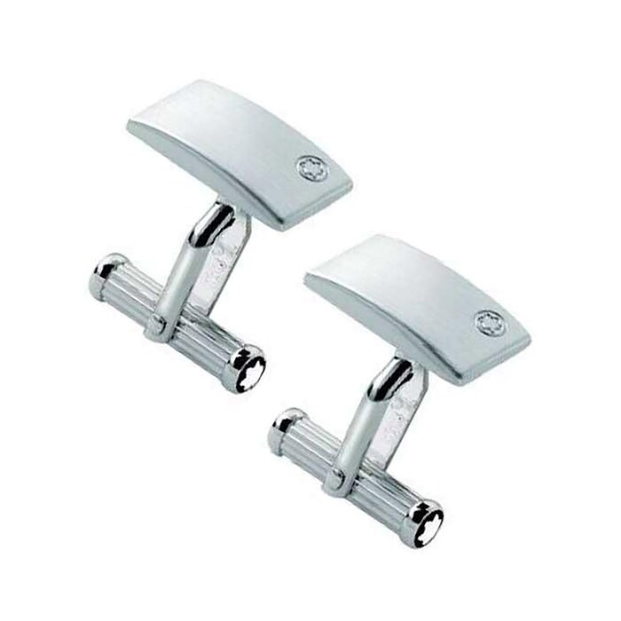 Montblanc Tungsten and Stainless Steel Cuff Links