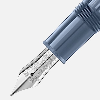 Montblanc Meisterstück Glacier LeGrand Fountain Pen Blue Montblanc Meisterstück Glacier LeGrand Fountain Pen Blue