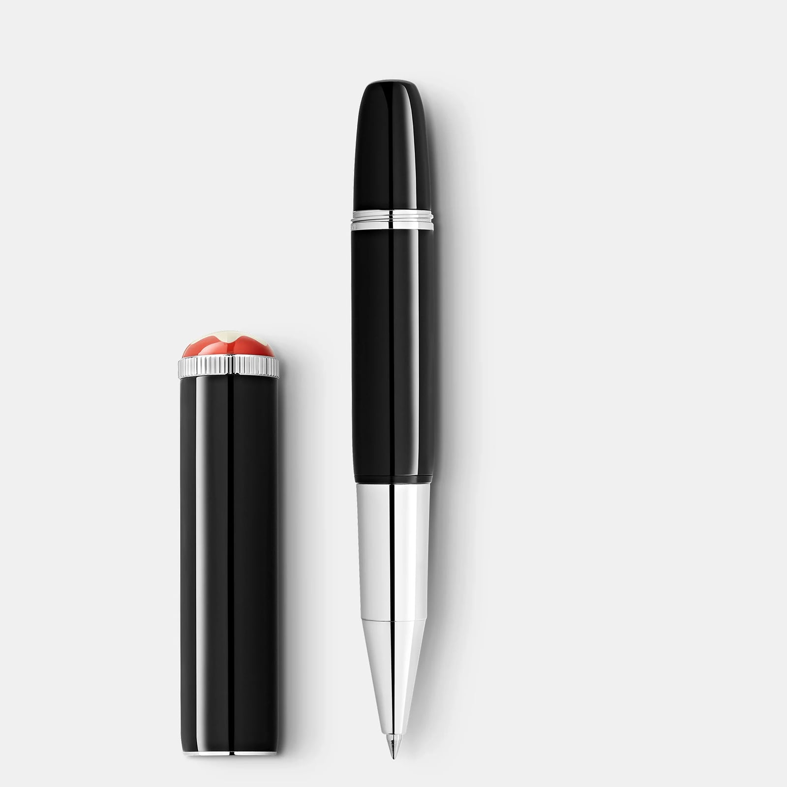 Image of Montblanc Heritage Rouge et Noir "Baby" Special Edition Black Rollerball