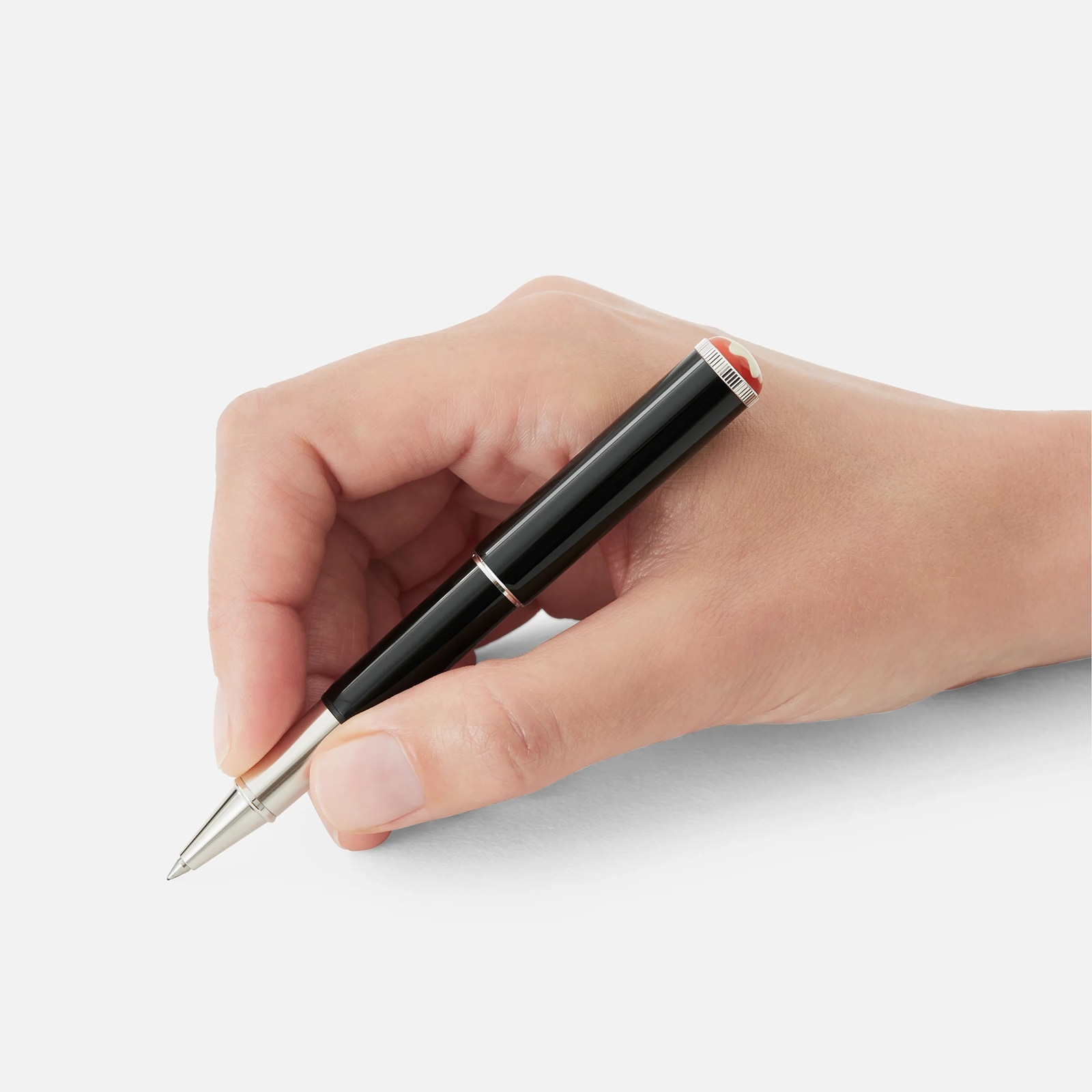 Montblanc Montblanc Heritage Rouge et Noir "Baby" Special Edition Black Rollerball Montblanc Montblanc Heritage Rouge et Noir "Baby" Special Edition Black Rollerball